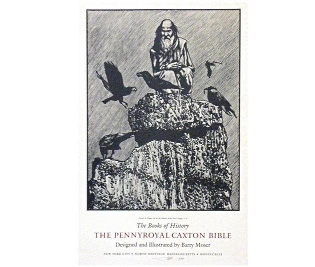 Elijah Fed by the Ravens, Barry Moser Sacred Art Pilgrim