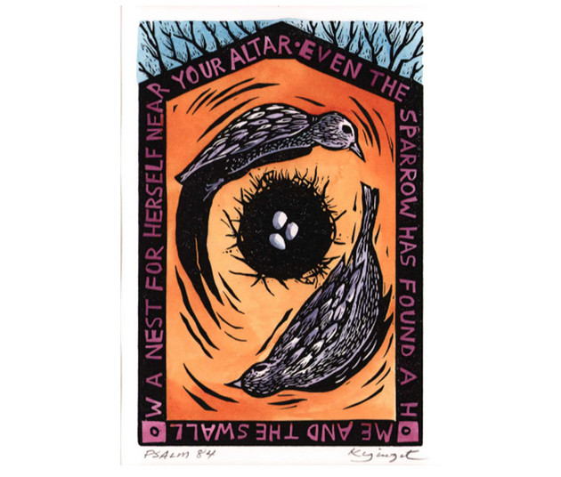 Psalm 84, Kreg Yingst Sacred Art Pilgrim